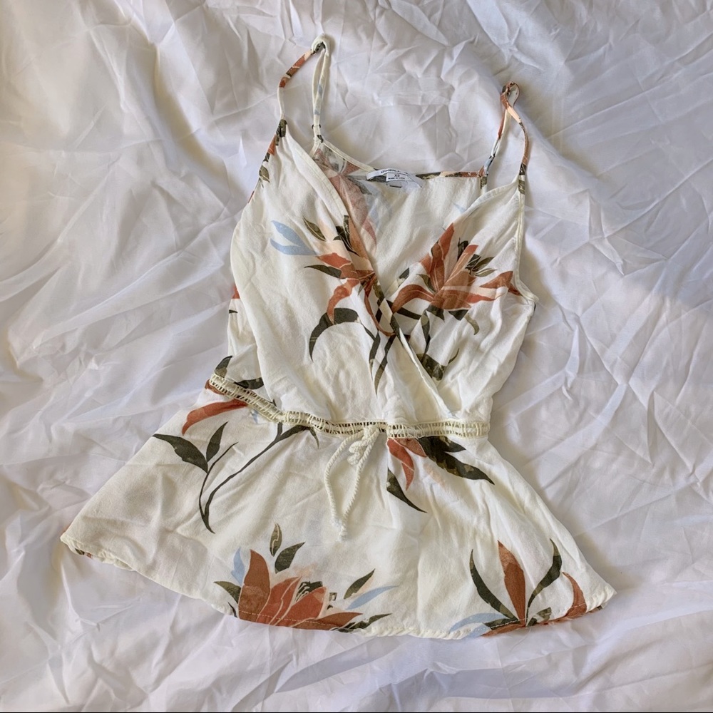Cute floral tank top
